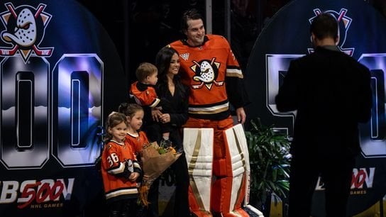 "The way that he's handled all that has been eye-opening for me on how to be a professional" - Troy Terry | John Gibson named Anaheim Ducks nominee for Masterton Trophy - The Sporting Tribune