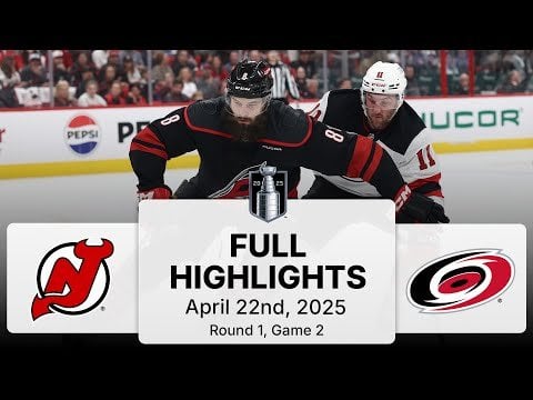 [NEXT DAY] PLAYOFFS ROUND 1 GAME 2: DEVILS AT CANES, TUESDAY APRIL 22, 2025
