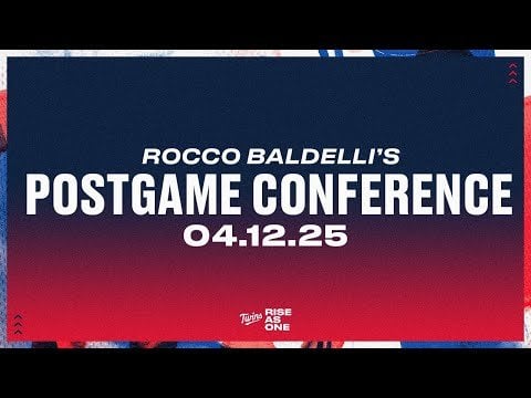 Rocco Baldelli Postgame Presser 4/12/25 MN 0 DET 4