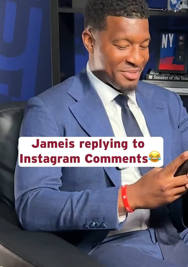Jameis replying to fan comments 😅