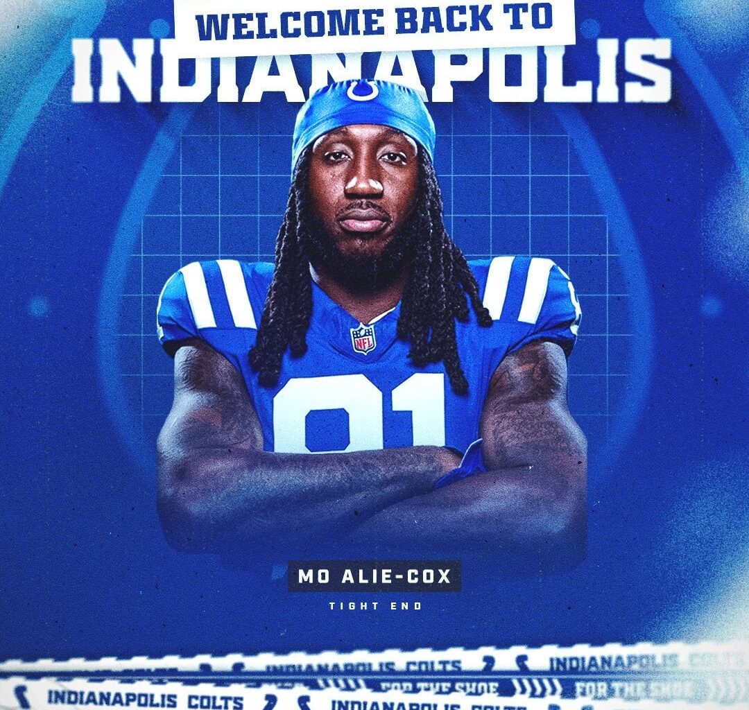 [Colts] We have re-signed TE Mo Alie-Cox.