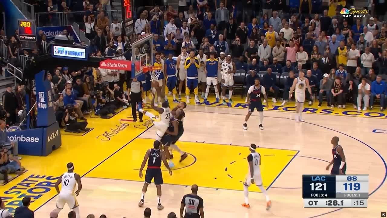 [Highlight] Draymond Green botches the game-tying layup