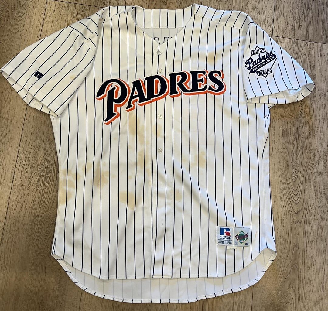 Insane marketplace find! 1999 game worn Phil Nevin jersey!