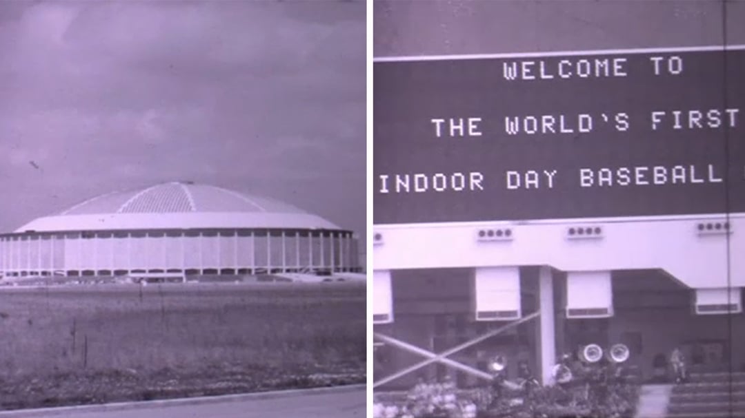 60 Years Ago Today, the Astrodome officially opened to the public. The first game played was an exhibition match between the Houston Astros and New York Yankees.