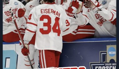Yegorov stops 32 of 33 and Boston University advances to the NCAA National Championship