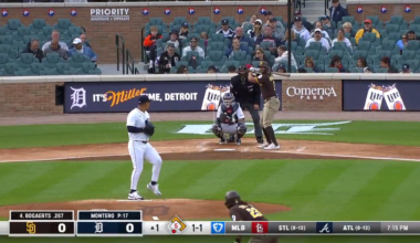 [TheWARmonger] here's the single that Xander Bogaerts hit in front of Javy Baez in the first inning today: Just a 25% catch probability! Javy actually had a solid jump (+3.5 above average) - only the best are getting to this one. Lots of ground to cover out there in Detroit, not bad for a new CF.