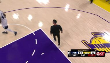 JJ Redick cussing out everyone: "Time out. What the fuck is going on. Time out. Jesus fucking Christ, the fuck are you guys doing. Come on!" (almost sounds like Ant is going "yeah JJ yeah, in the background" — via TNT OT)