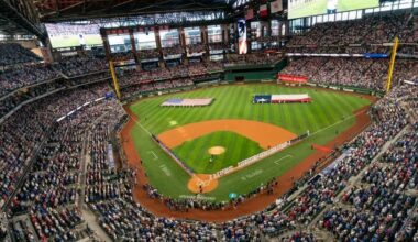 [Kane McCutchen] The Rangers announced that their Opening Day Broadcast on the RSN saw a 51% increase in average household rating and a 44% rise in households tuning in across the DFW market Overall, the broadcast had an astonishing 182% increase in linear viewing impressions in DFW #AllForTX