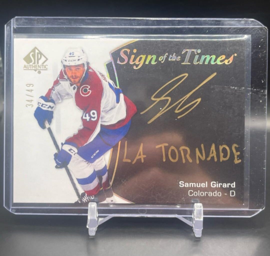 Just bought this card today with the French "the tornado" inscription for our spinny boi