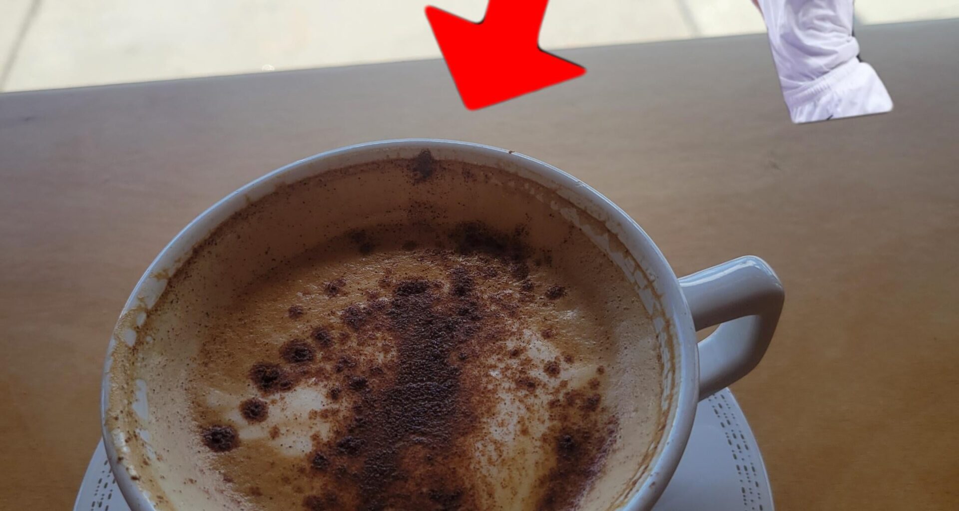 Got a sign in my latte today...