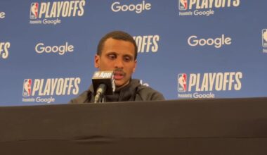 Joe Mazzulla said he appreciates Kristaps Porzingis’ toughness and his balanced perspective: “I like watching him bleed on the court. I think it’s important”