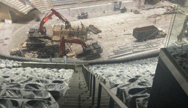 Picture from inside Delta Center