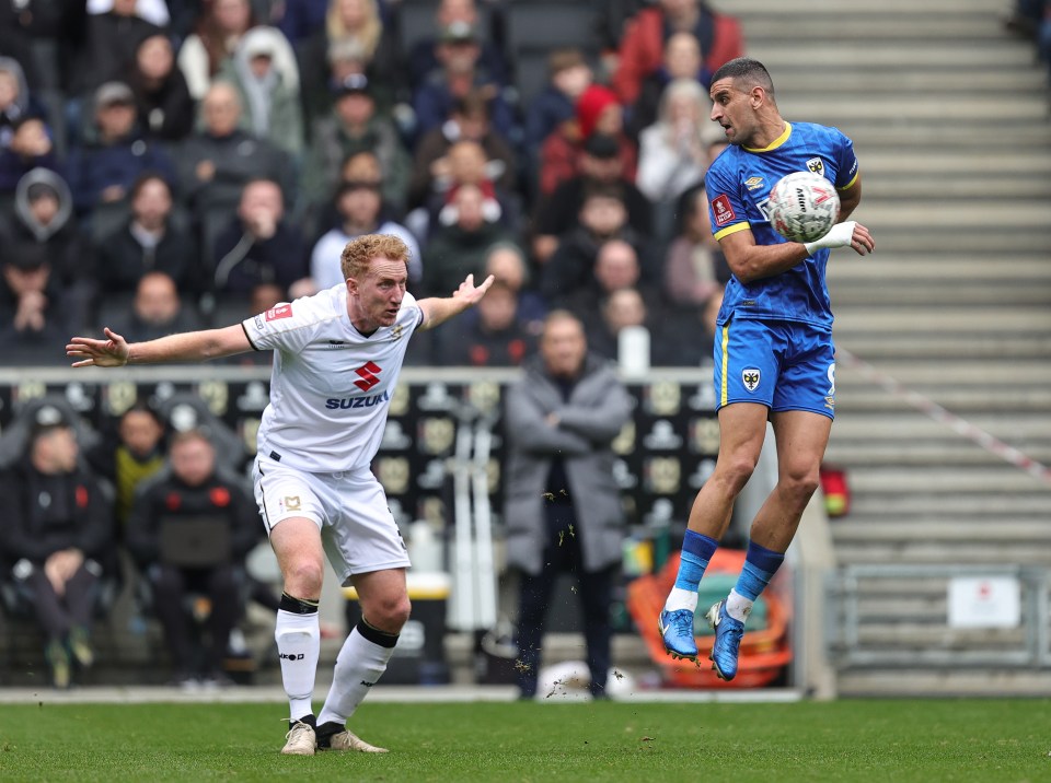 Lewington will leave MK Dons this summer after a legendary career at the club
