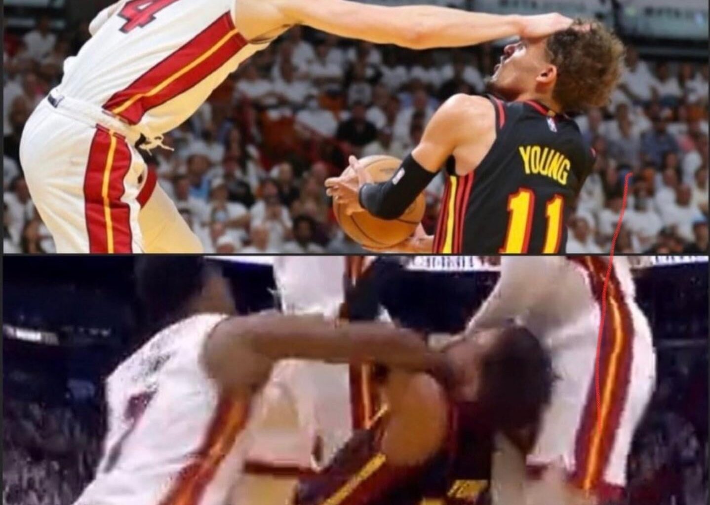 Knowing that the refs will be in their "feelings" tomorrow, I'm expecting alot of non calls in the Favor of the Heat (at home) like this: