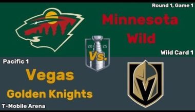 Minnesota Wild vs Vegas Golden Knights | Round 1, Game 1 | All Goals