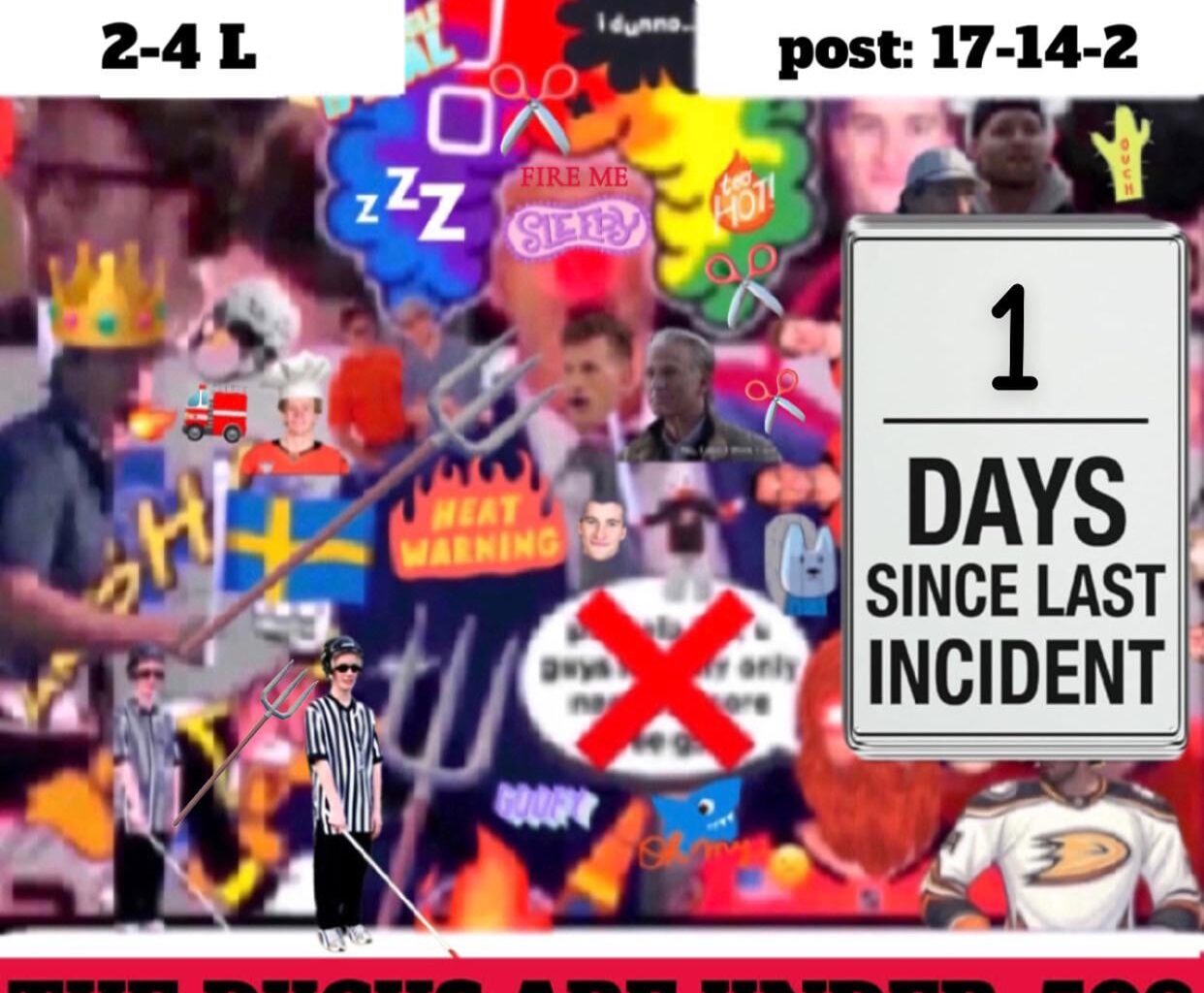 Day #83 of Adding Things to a Picture of Greg Cronin until He is Fired