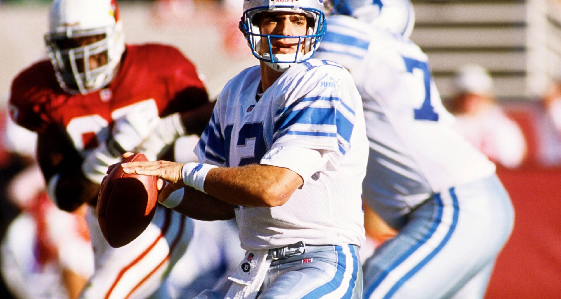 143 days until NFL opening day. Here's a picture of former Lion QB Gus Frerotte