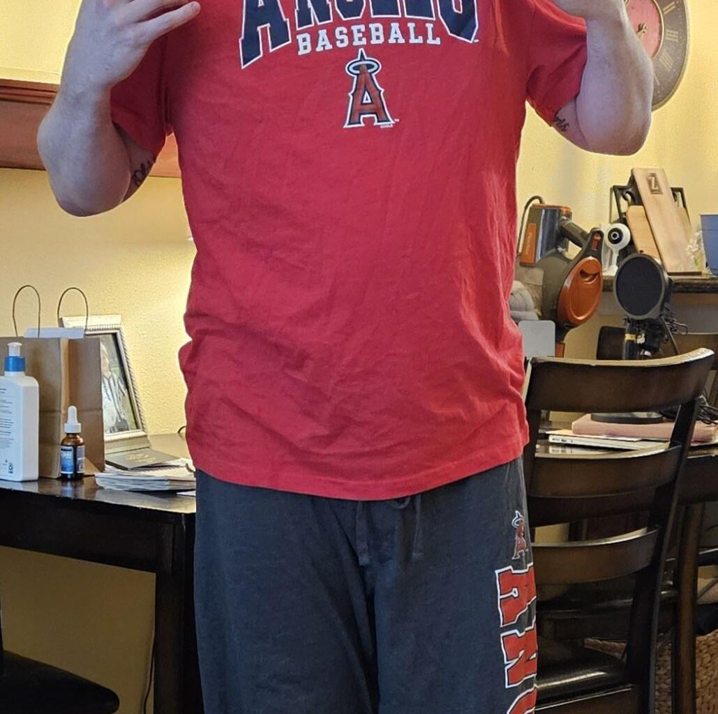 My gameday bedtime 'fit. Yes I sleep with a hat.