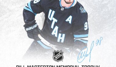 Sergachev has been nominated for the Bill Masterton Memorial Trophy