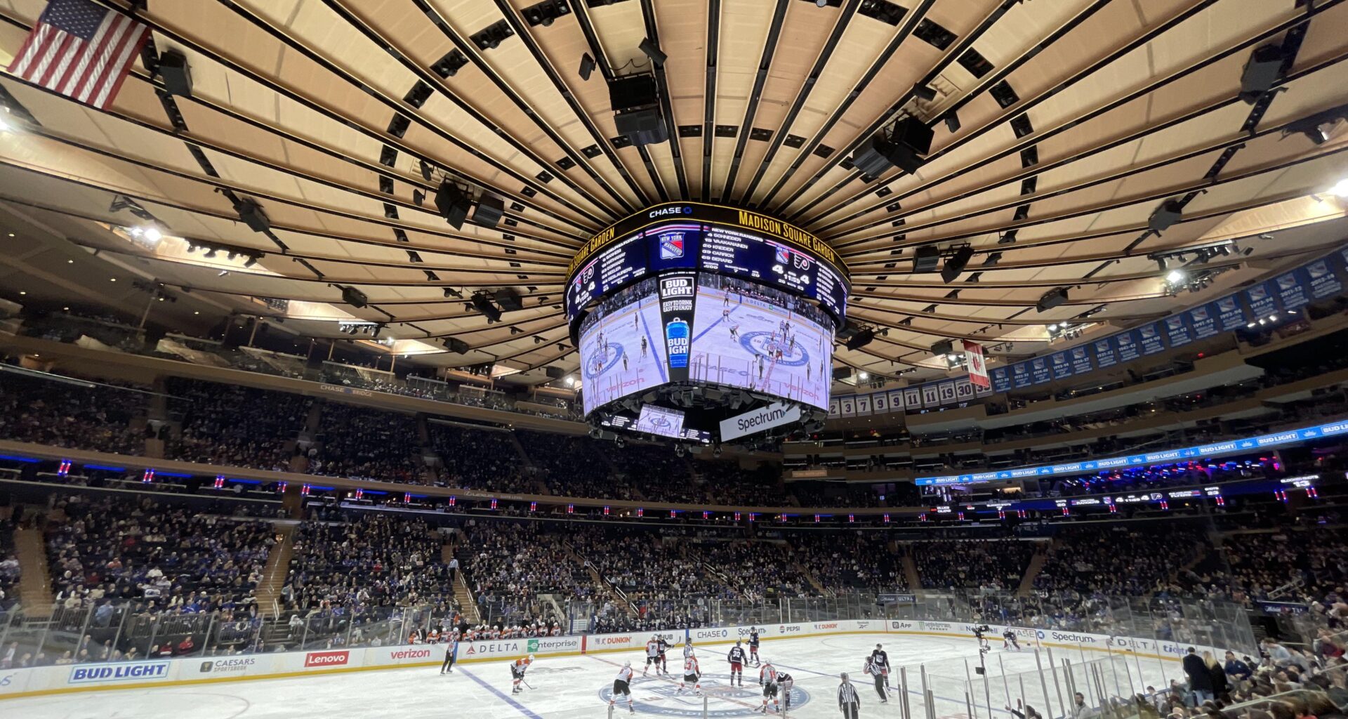 We put up 8, on the Rangers, at MSG. Best night ever.
