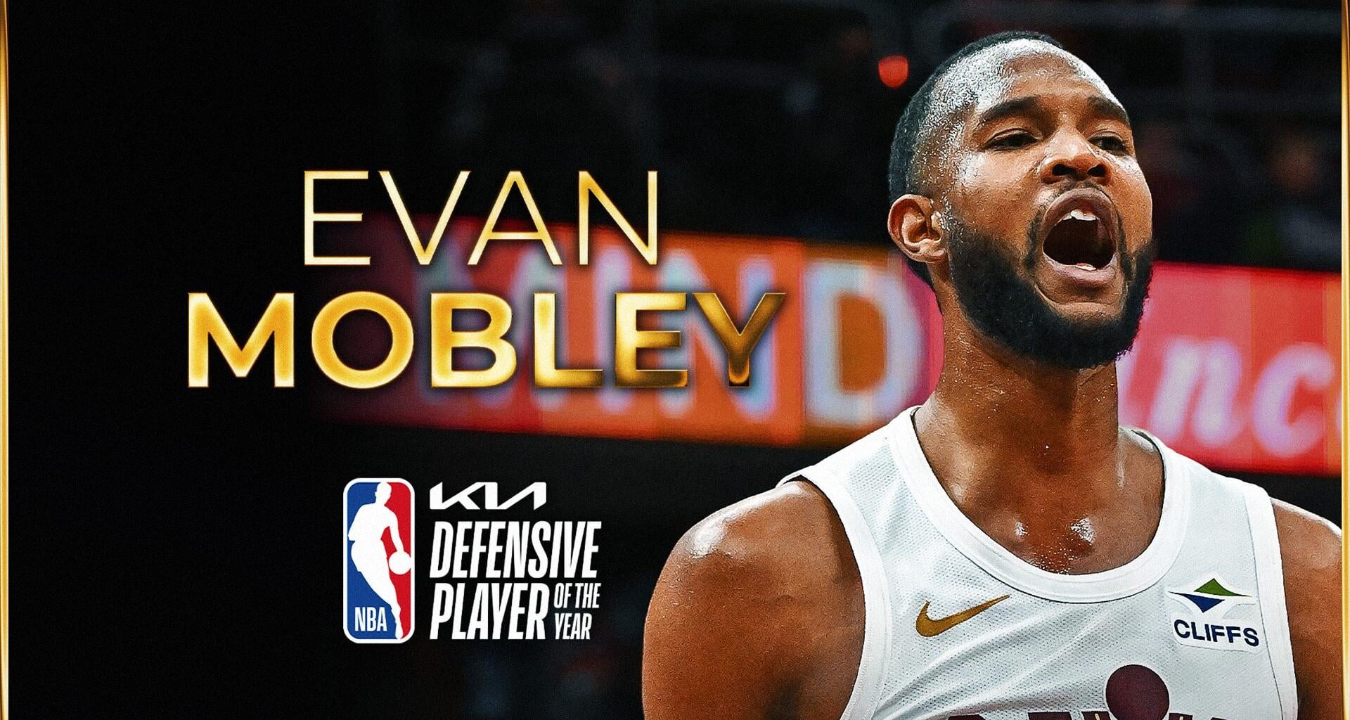 Cleveland Cavaliers' Evan Mobley has won the 2024-25 NBA Defensive Player of the Year award.
