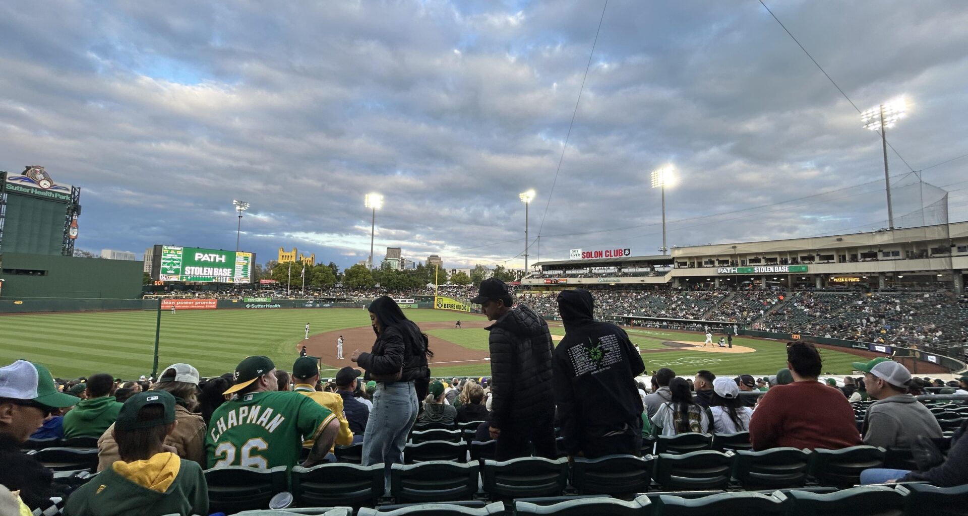 At the game - observations