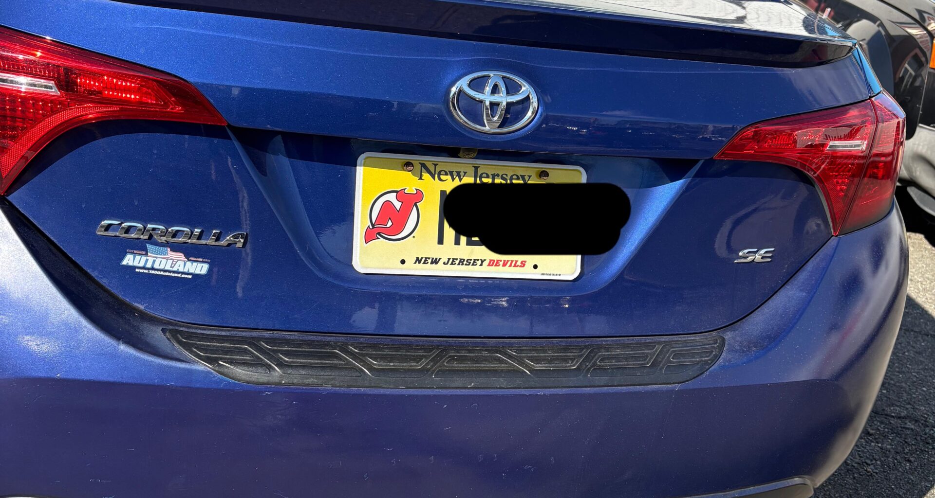 New plates on before the playoffs.