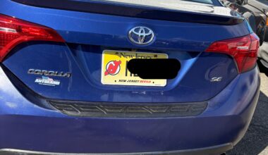 New plates on before the playoffs.