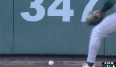 Was this ball stuck, or did Andujar just not play it?