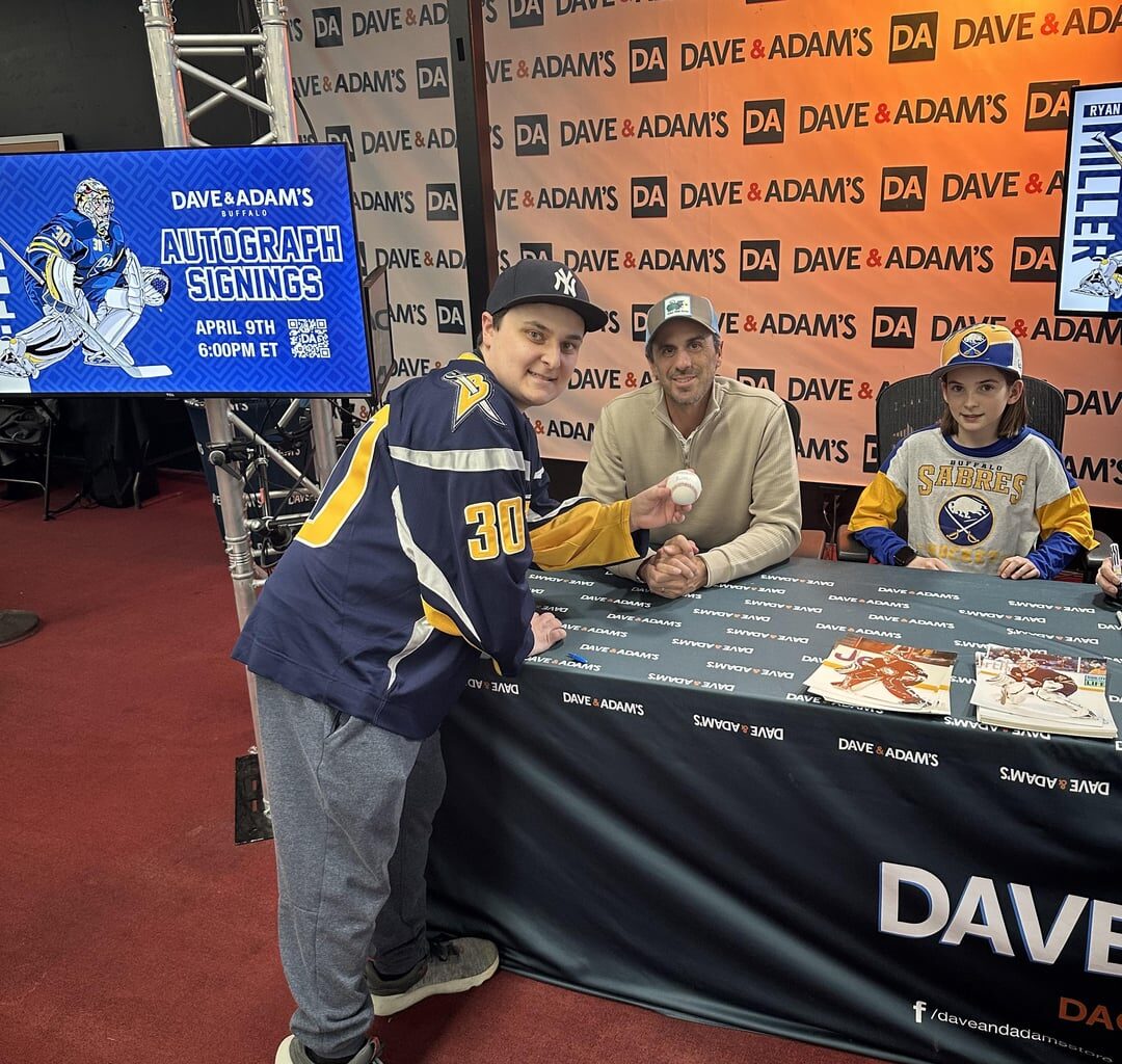 Ryan Miller signed by baseball today!