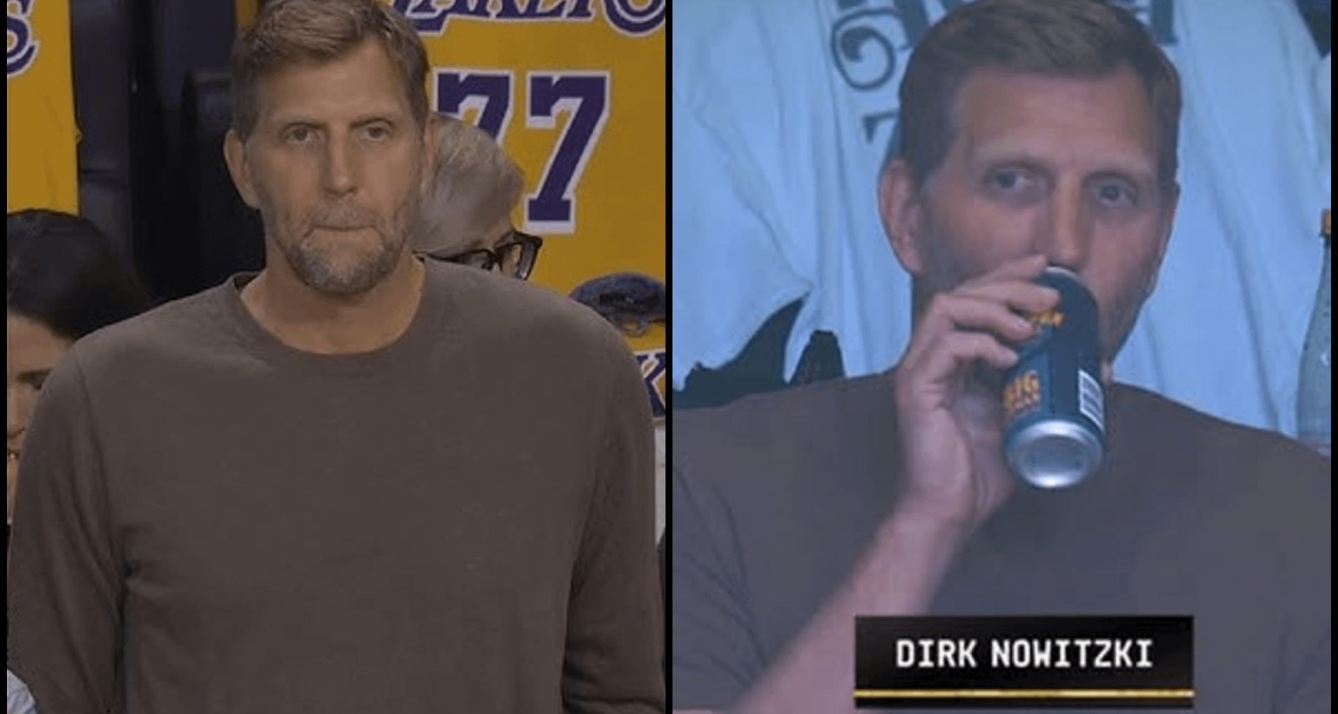 The only games Dirk attended since the trade: Luka's Lakers debut in LA, and Luka's return game in Dallas. It's a clear message to the front office and ownership, and it's good to see big bro being there to support Luka.