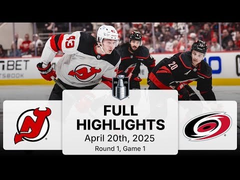 [NEXT DAY] PLAYOFFS ROUND 1 GAME 1: DEVILS AT CANES, SUNDAY APRIL 20, 2025