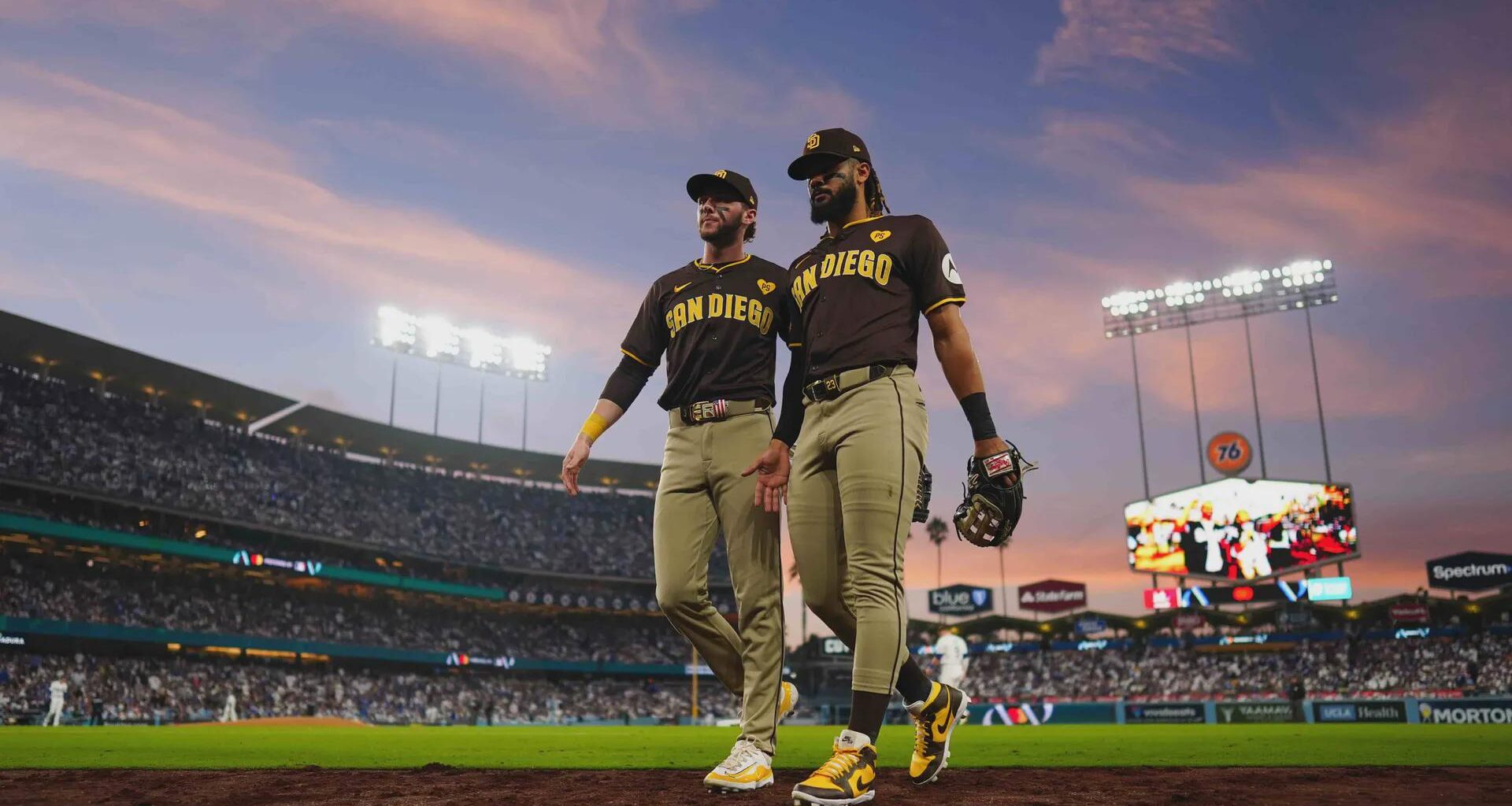 “It’ll be funny looking over at him in right field every day, knowing that it’s going to be like that for a really long time,” Merrill said. “Tatis been just like me. He’s a kid playing the game." Added Tatis: “He definitely deserves it. I can’t wait to play nine more years, right next to him.”