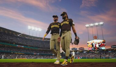 “It’ll be funny looking over at him in right field every day, knowing that it’s going to be like that for a really long time,” Merrill said. “Tatis been just like me. He’s a kid playing the game." Added Tatis: “He definitely deserves it. I can’t wait to play nine more years, right next to him.”