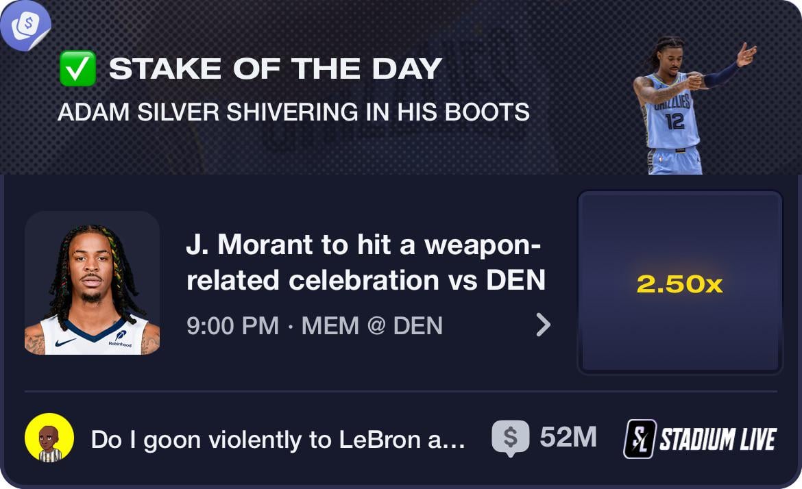 Is Ja Gonna hit a weapon related celebration?