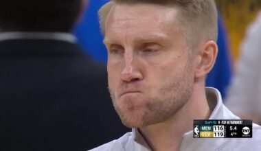 [Highlight] The Memphis Grizzlies commit a 5 second violation and is unable to inbound the ball in clutch time vs the Warriors in the play-in