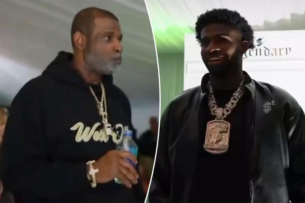 Watch Deion Sanders’ reaction during crushing Shedeur 2025 NFL Draft moment