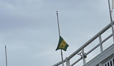 At Yankee Stadium and…