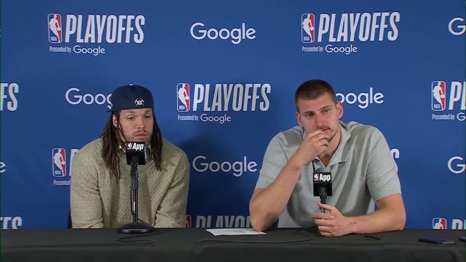 Reporter: "Nikola what was going through your mind when you let that shot go at the end?" Jokic: "This is going to be bad."