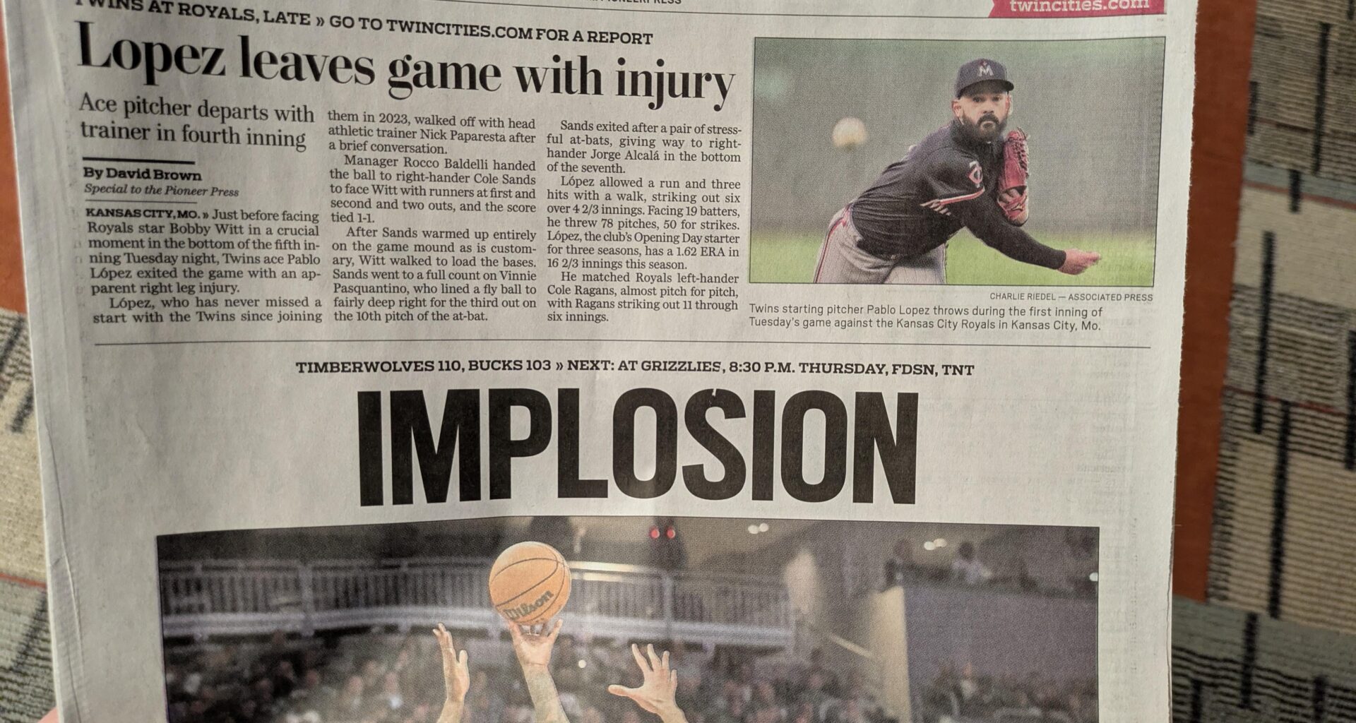 Pioneer Press couldn't believe it either