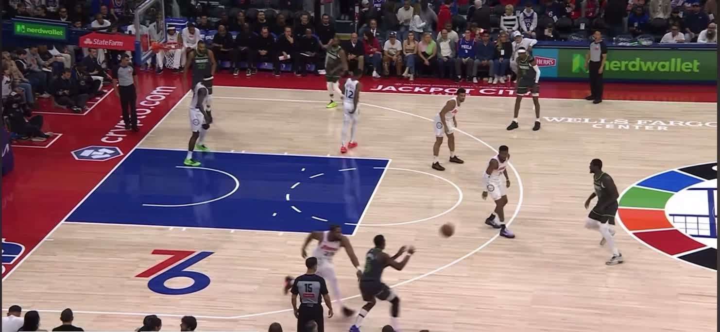 [Highlight] Anthony Edwards detonates on the Sixers