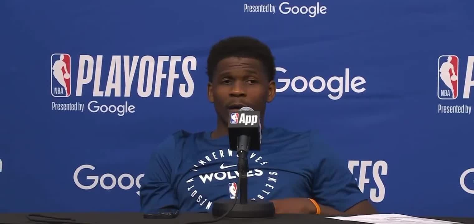 Ant on Jaden McDaniels conditioning: “I told him like 2 years ago. Bro, I don’t understand what kind of shape you in. I don’t know what you do in the summertime. Do he ever look tired to y’all? I know he don’t show no emotion…Jaden never looks tired”