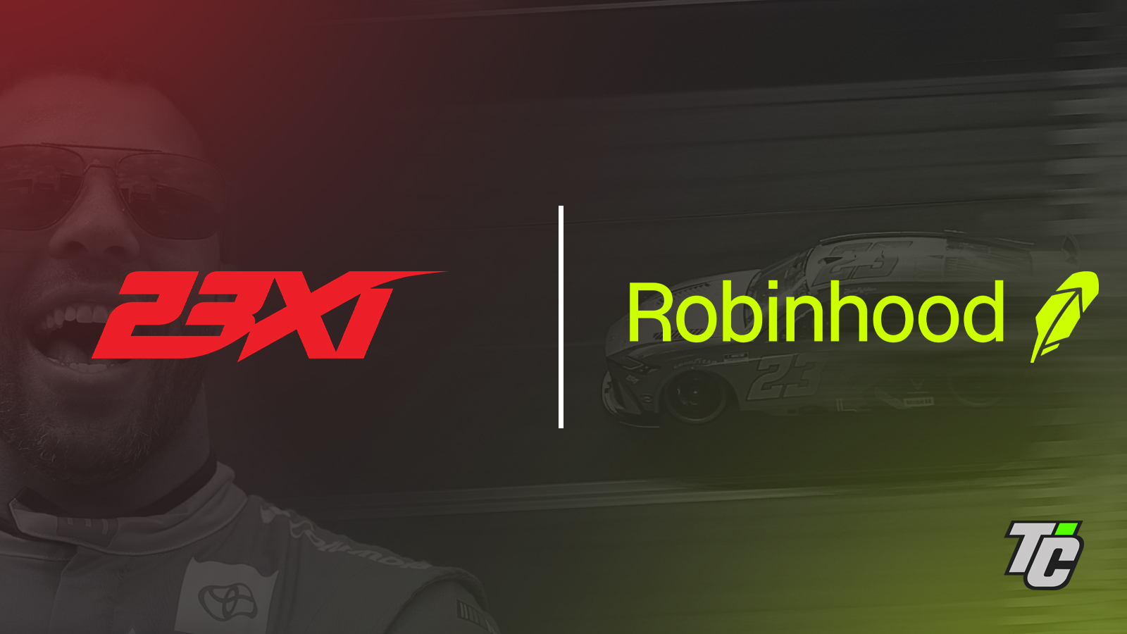 23XI Racing reaches partnership with Robinhood for Bubba Wallace and Corey Heim