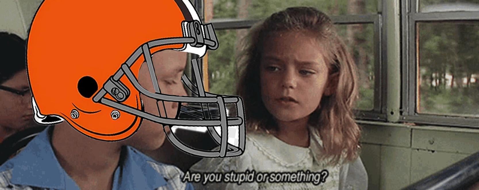 I'm still trying to process the Browns' decision making.