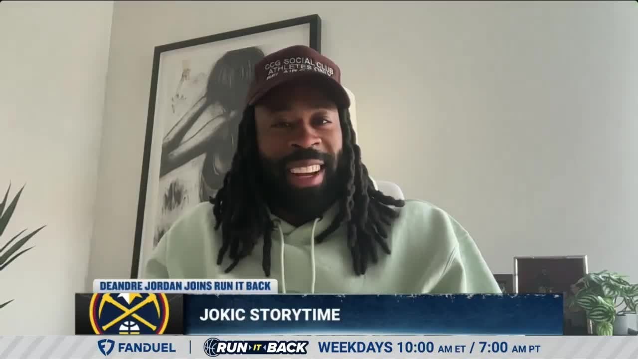 DeAndre Jordan after Nikola Jokic's 61-point game: "Yo, good game big fella." Jokic: "Hey, I'm not playing tomorrow. My back hurts. You have to play." Jordan: "Alright, cool."