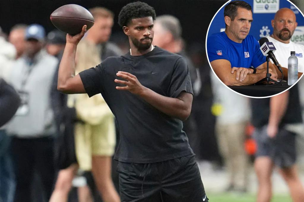 Giants holding private Shedeur Sanders workout a week before 2025 NFL Draft