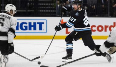 'Waiting for the right time': Search continues for Utah's first 6-on-5 goal in loss to Kings