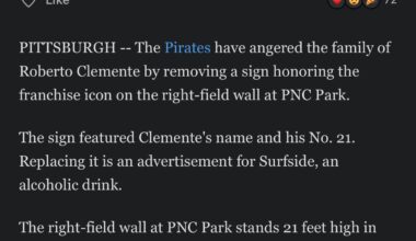 Upsetting the Clemente family while also being a terrible owner is a new low for Nutting