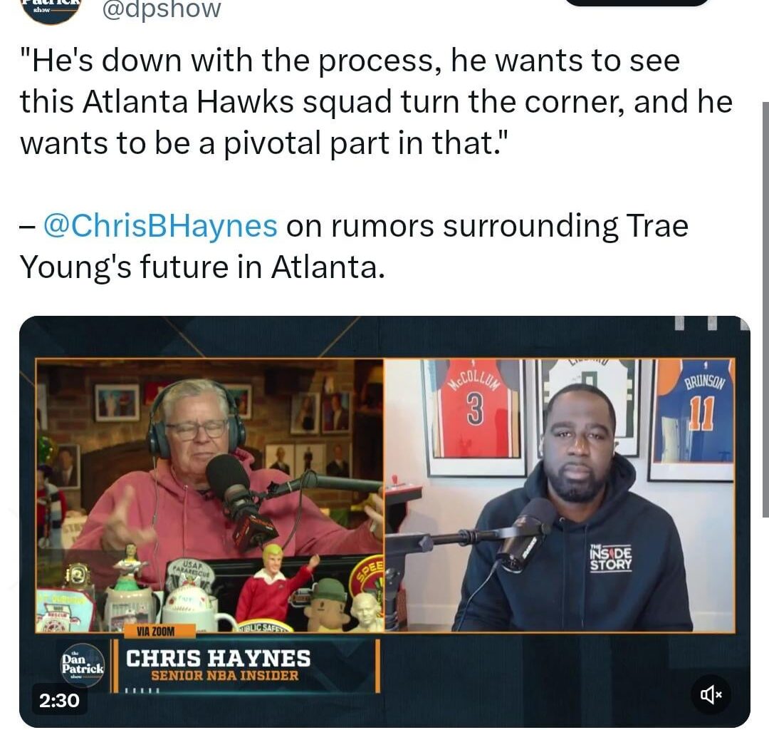 Chris Haynes on Trae trade rumours