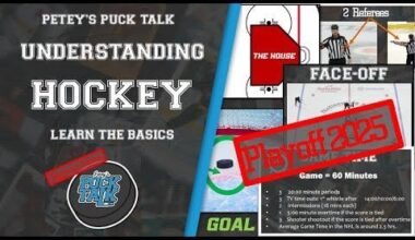 Learn the Basics of Hockey; Petey's Puck Talk Beginner's Edition/PLAYOFFS 2025